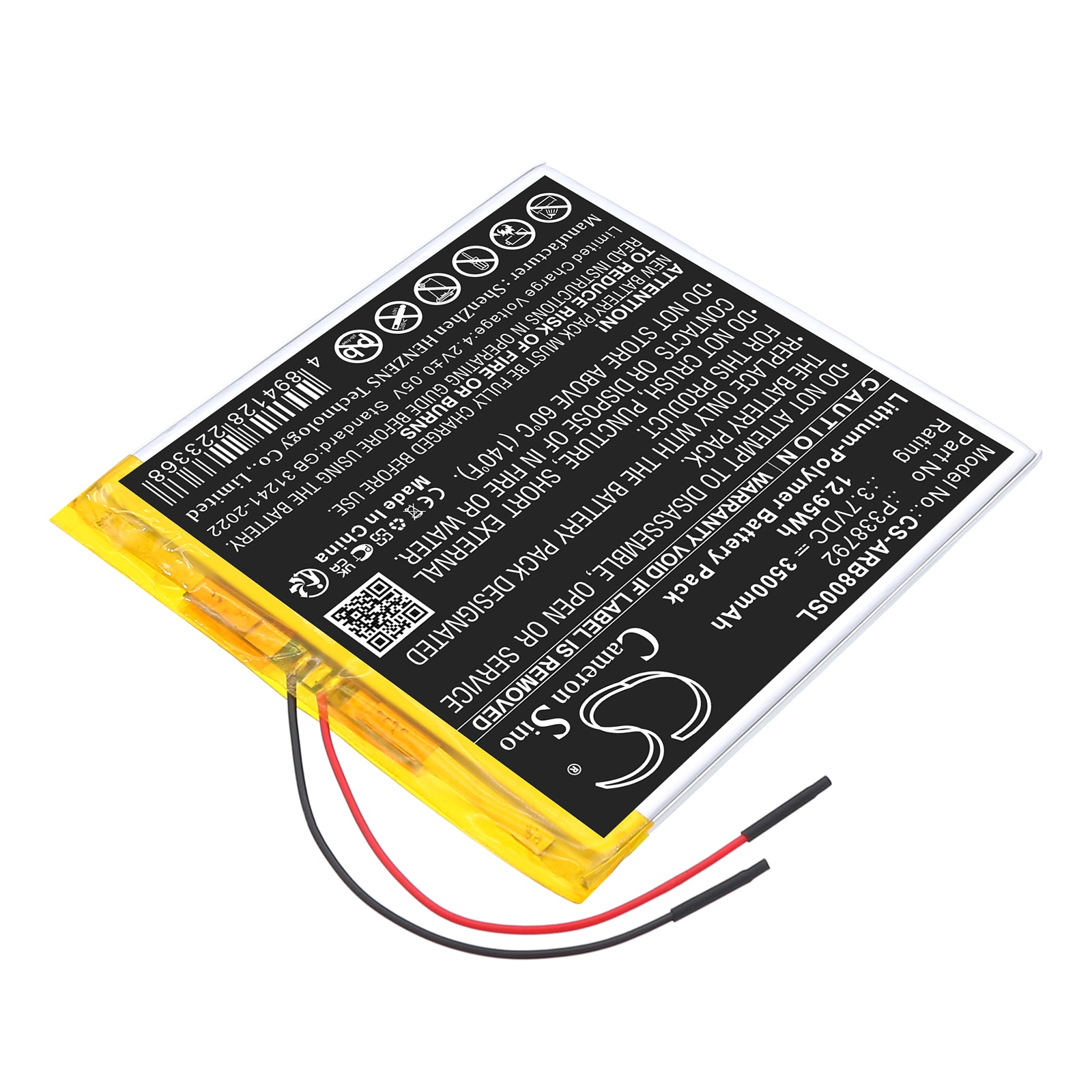Batteri till Tablett för Archos 8OB Xenon