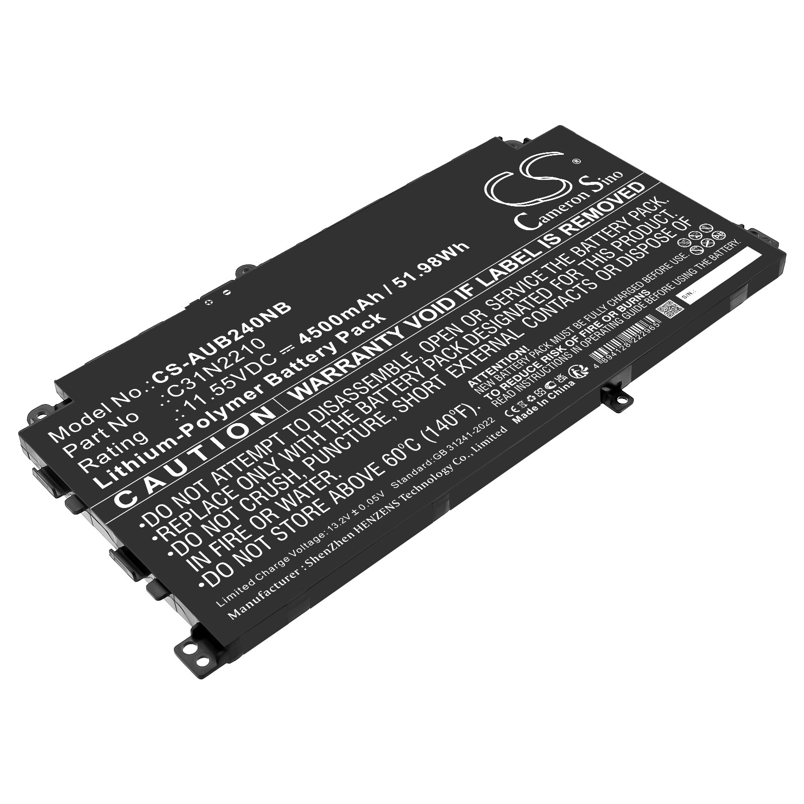 Batteri till Notebook, Bärbar dator för Asus B2402CVA, B2402CVA-EB0248, B2402CVA-XS74 m.fl.