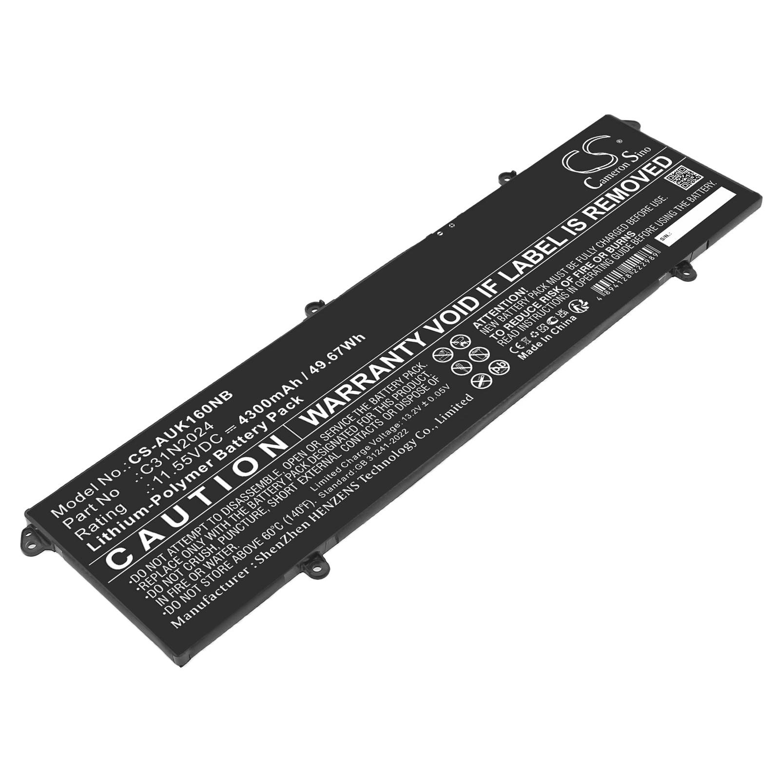 Batteri till Notebook, Bärbar dator för Asus VivoBook 16X K3605VC m.fl.