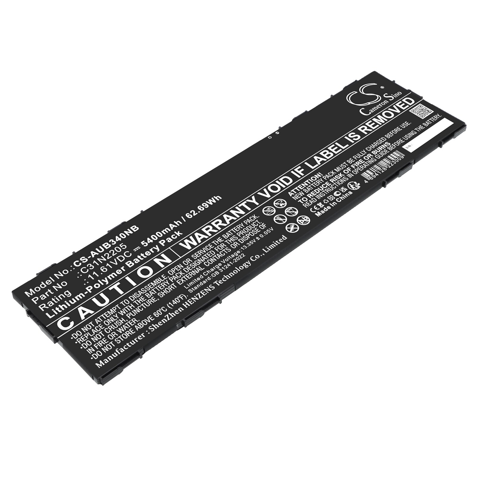 Batteri till Notebook, Bärbar dator för Asus B3404CV, CM3401FFA m.fl.