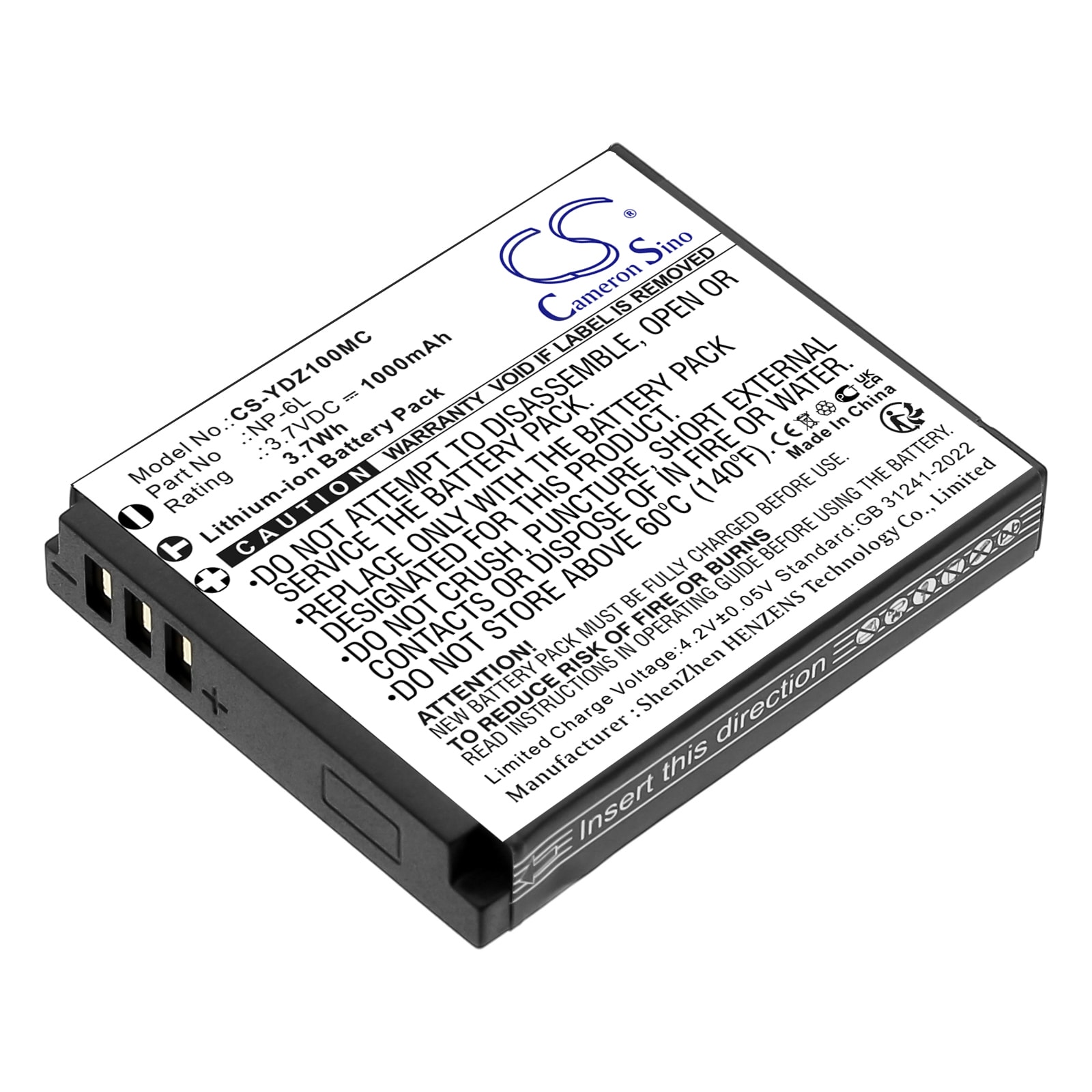 Batteri till Kamera för Minolta MND20, MND23