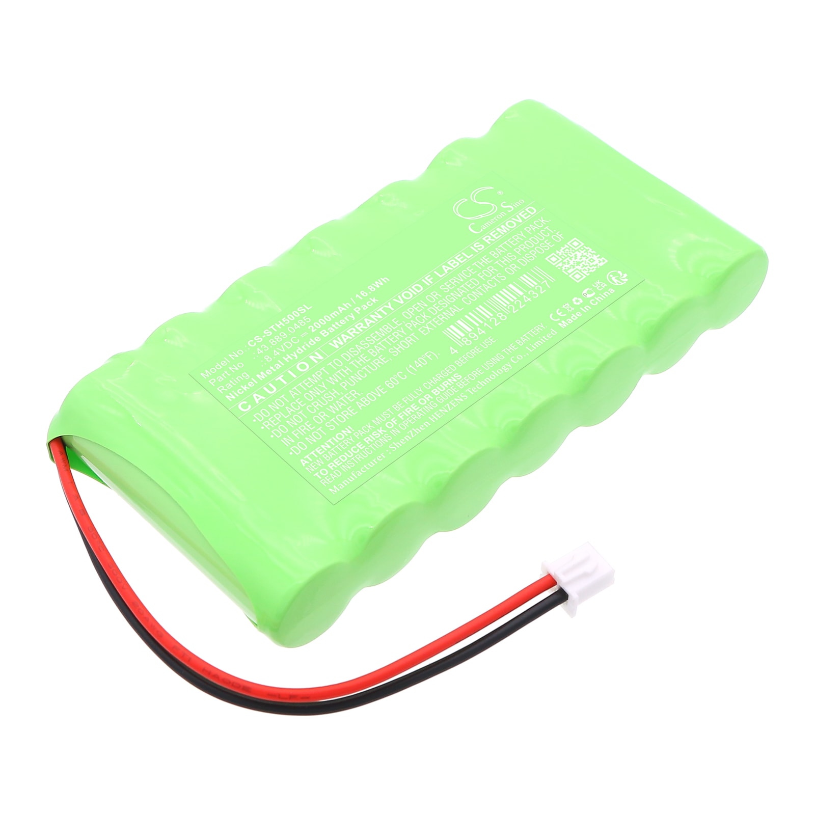 Batteri till Utrustning, undersökning, test för Sauter FH 500, FH 500 Force Gauge m.fl.