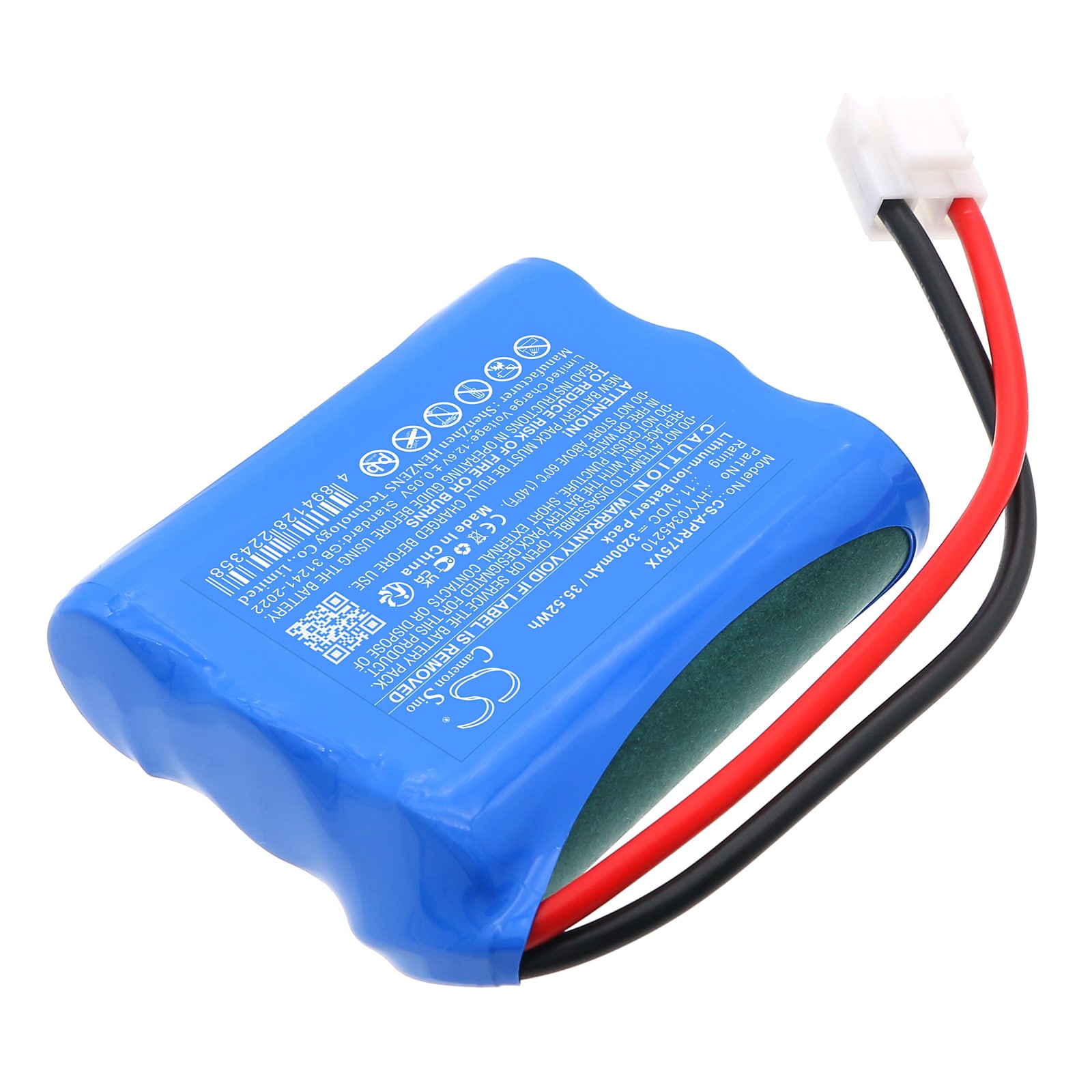 Akku uima-allasrobottiin 3200 mAh 11,1 V / Aiper Scuba SE -allasimuriin / korvaa HYY0345210