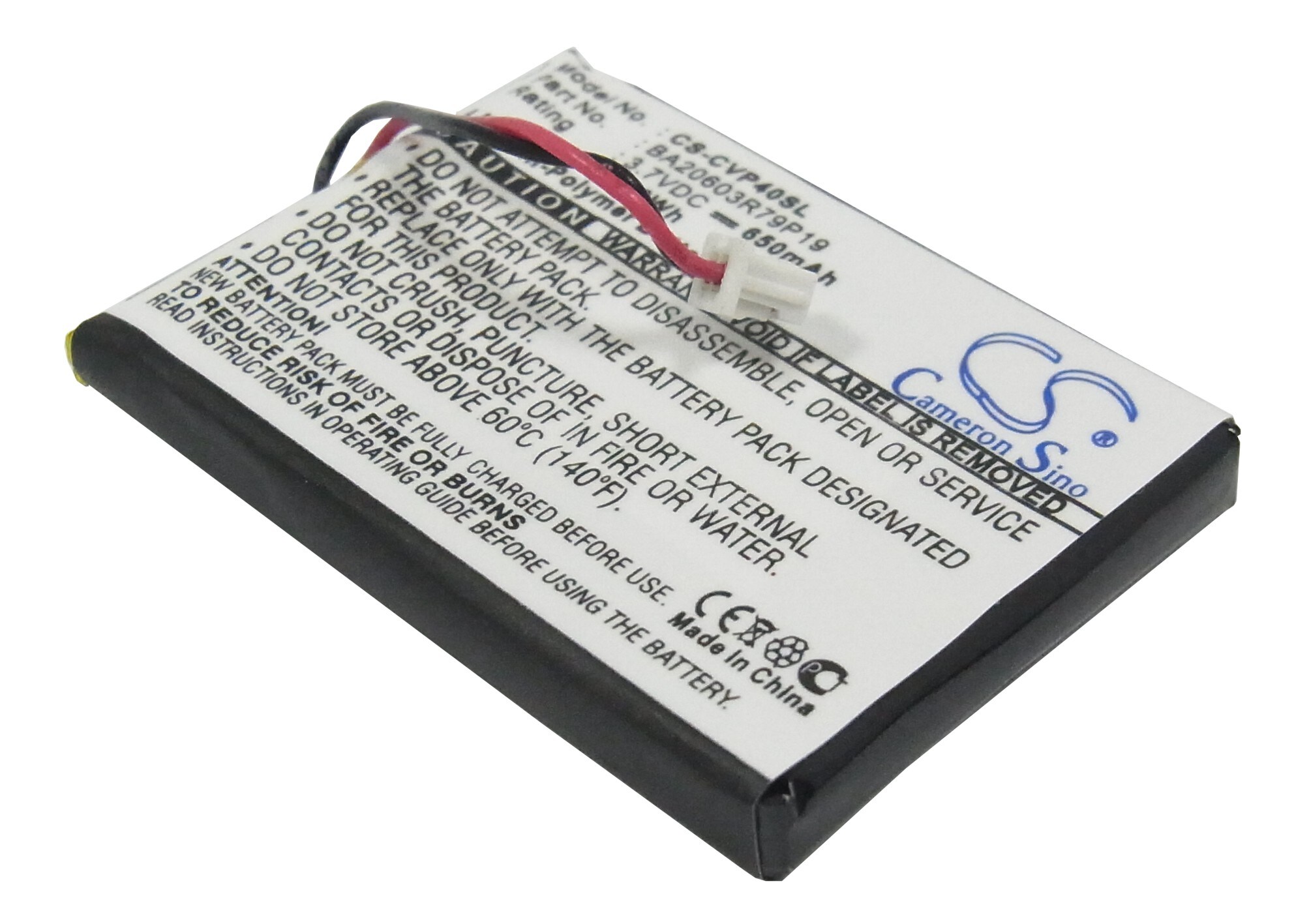Batteri till Mediaspelare för Creative V, V Plus, DAP-FL0040 m.fl.