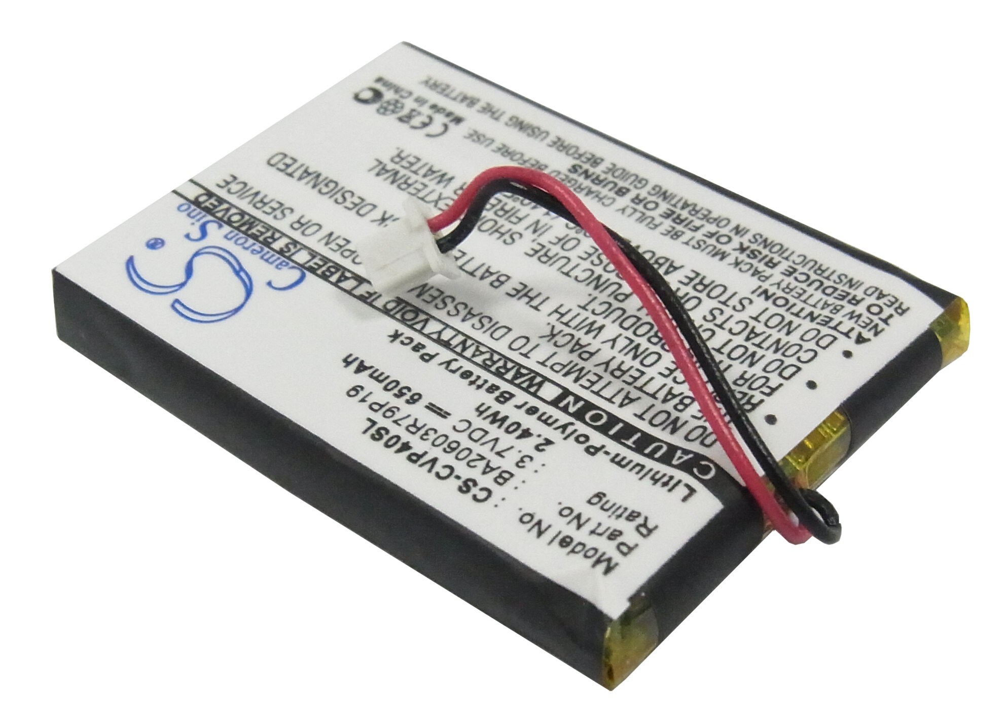 Batteri till Mediaspelare för Creative V, V Plus, DAP-FL0040 m.fl.