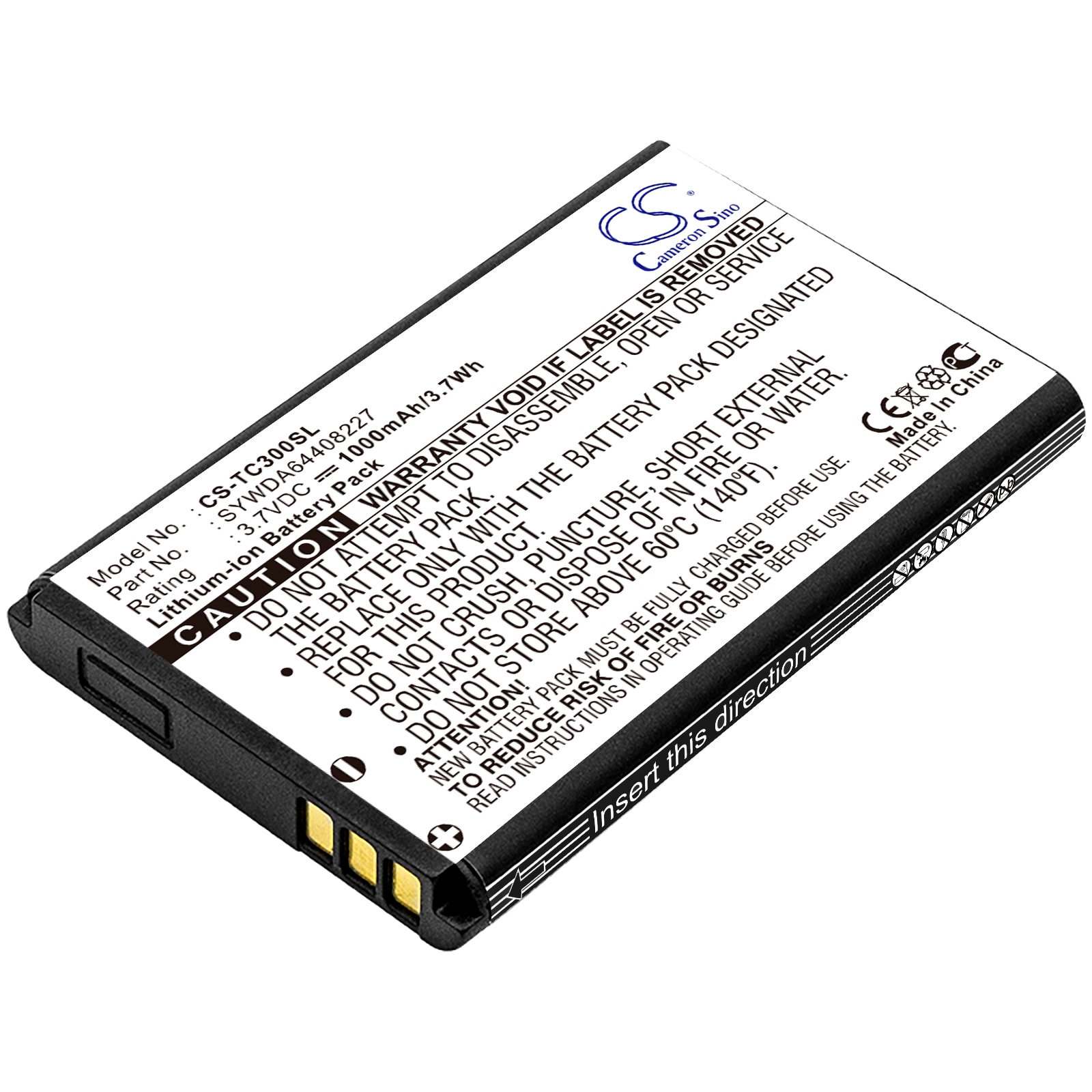 Batteri till Pocket PC, PDA för Arcor Pirelli Twintel DP-L10