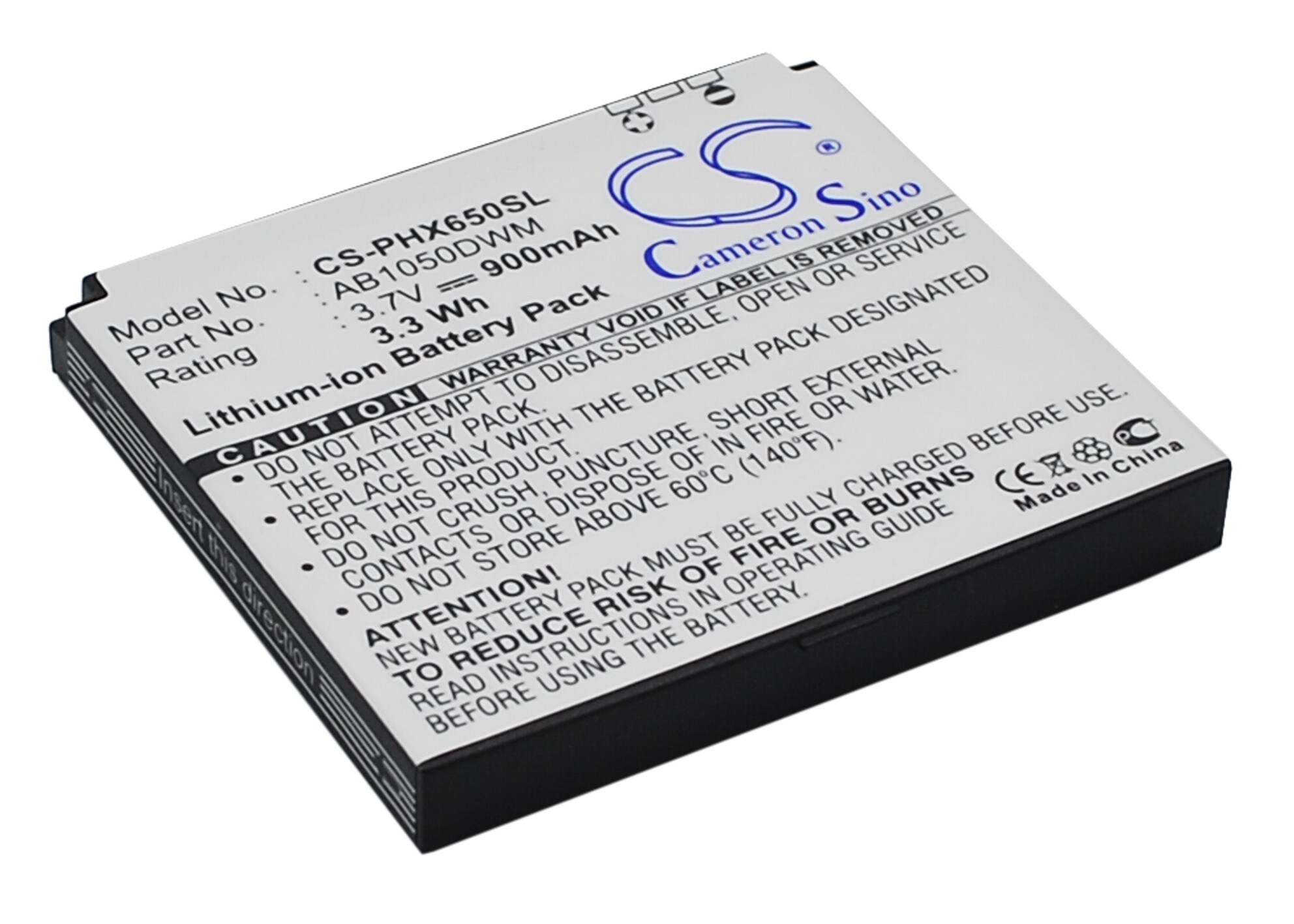 Batteri till SmartPhone, Mobil för Philips Xenium X810, Xenium X650, Xenium X510 m.fl.