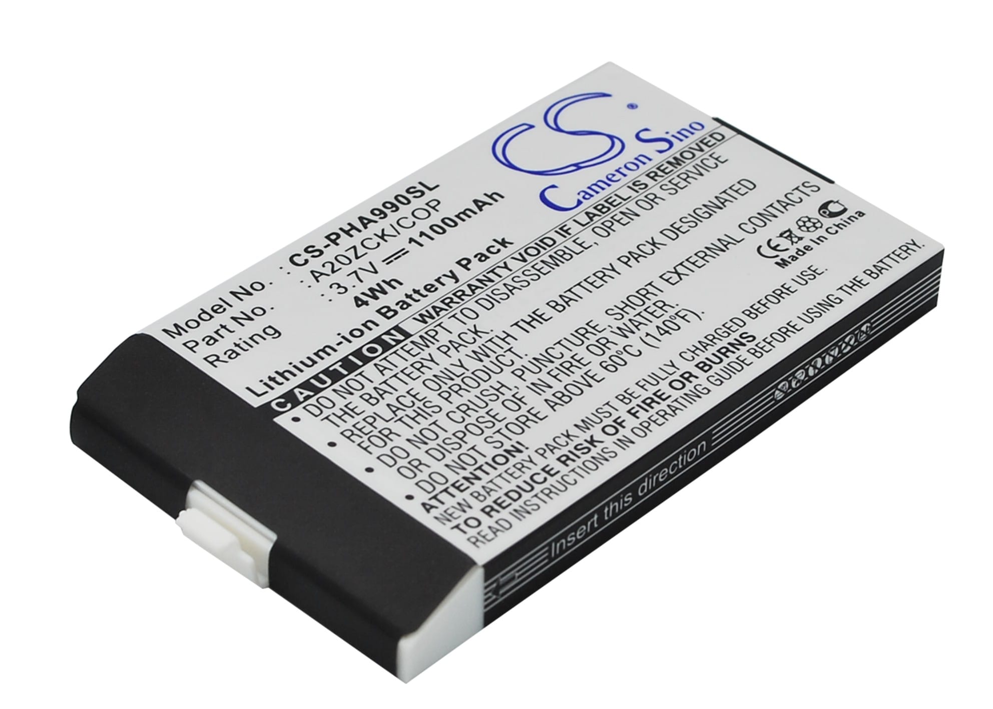 Batteri till SmartPhone, Mobil för Philips Xenium 9A9A, Xenium 9@9D