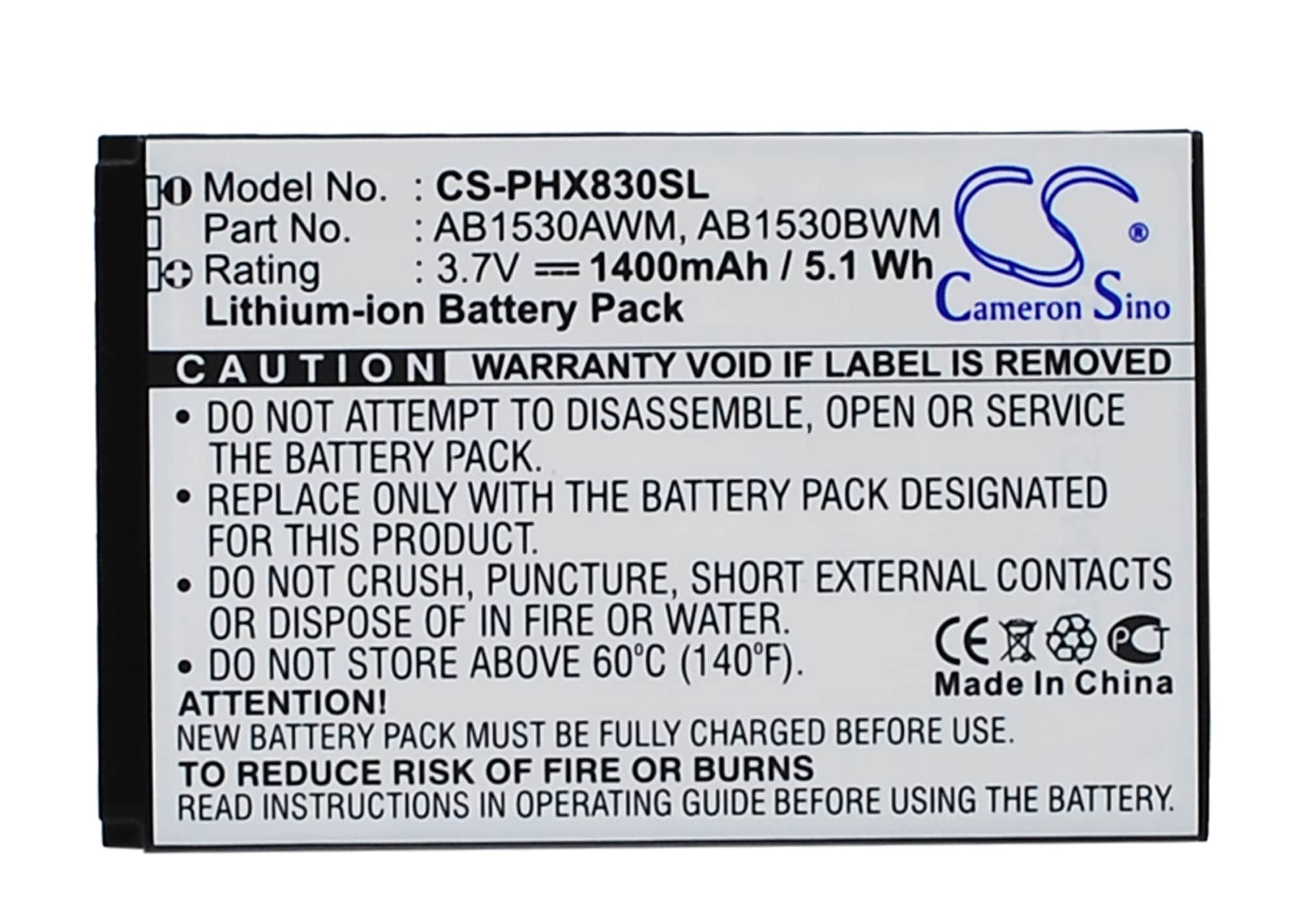 Batteri till SmartPhone, Mobil för Philips Xenium T910, Xenium X603, Xenium X620 m.fl.