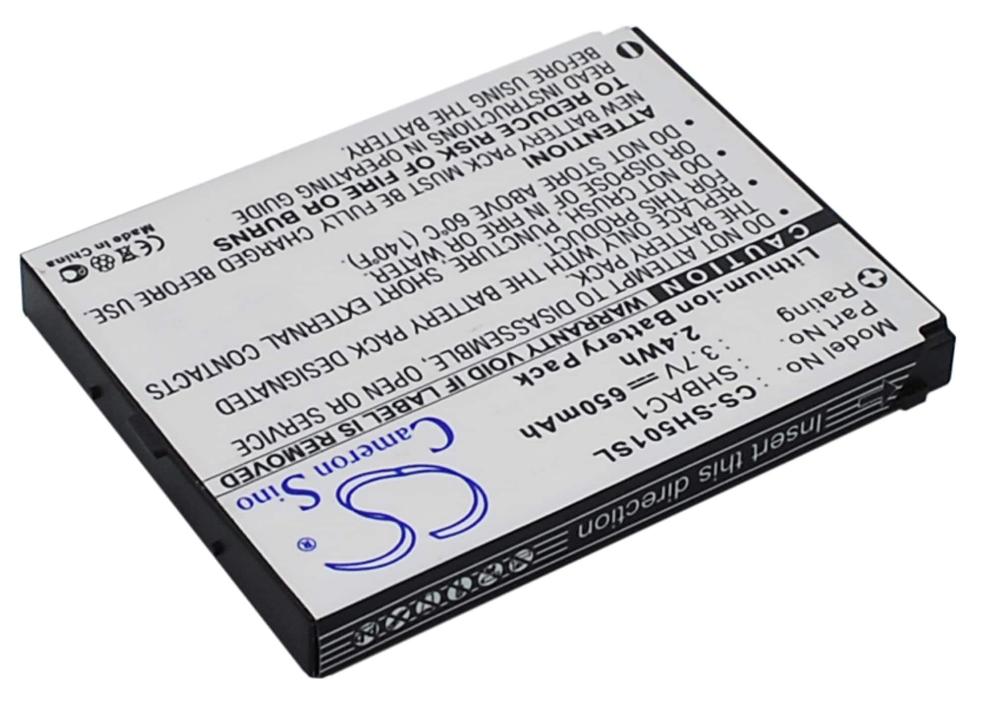 Batteri till SmartPhone, Mobil för Sharp V501SH, SH501