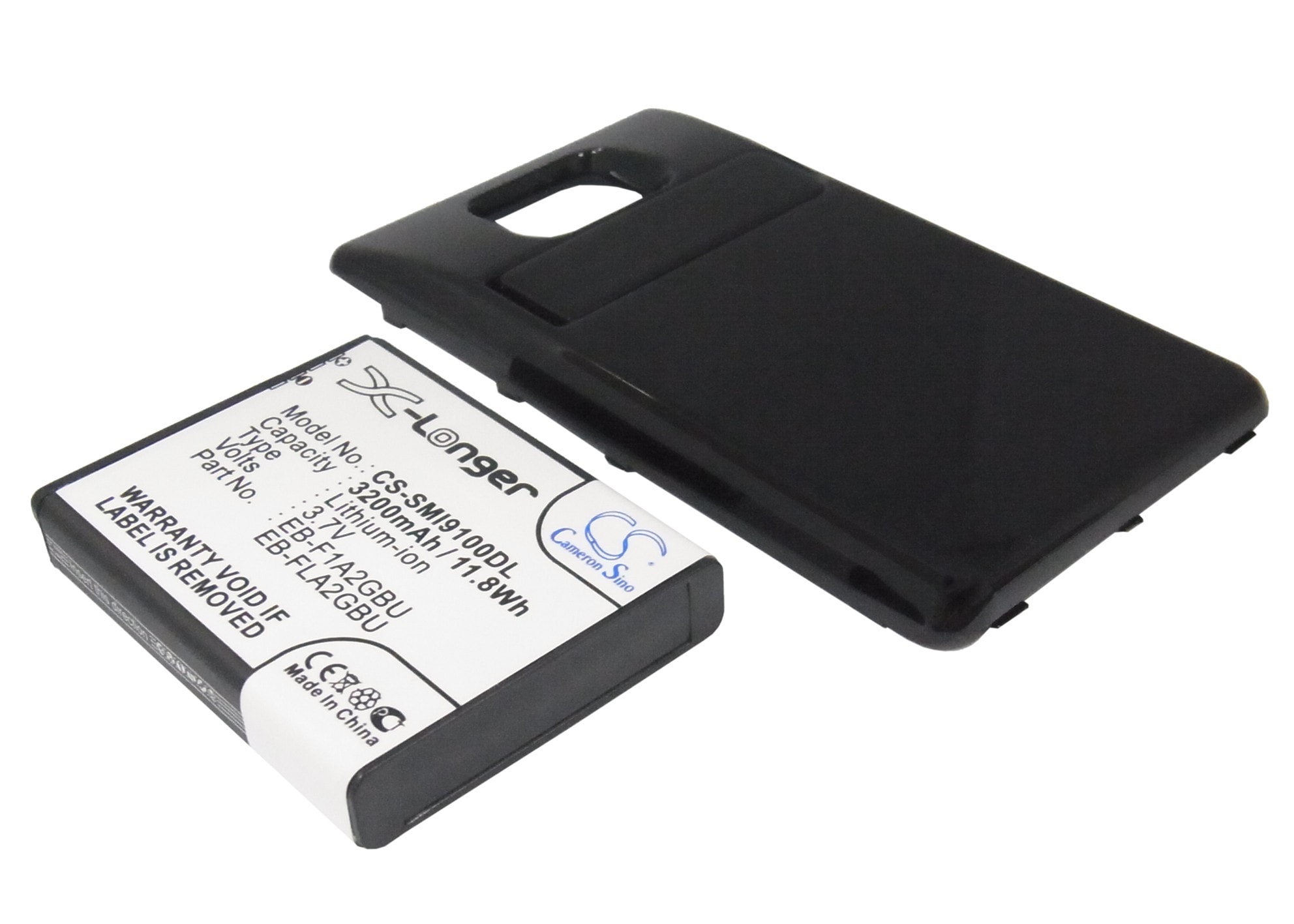 Batteri till SmartPhone, Mobil för Samsung Galaxy S II, Galaxy S2, GT-I9100