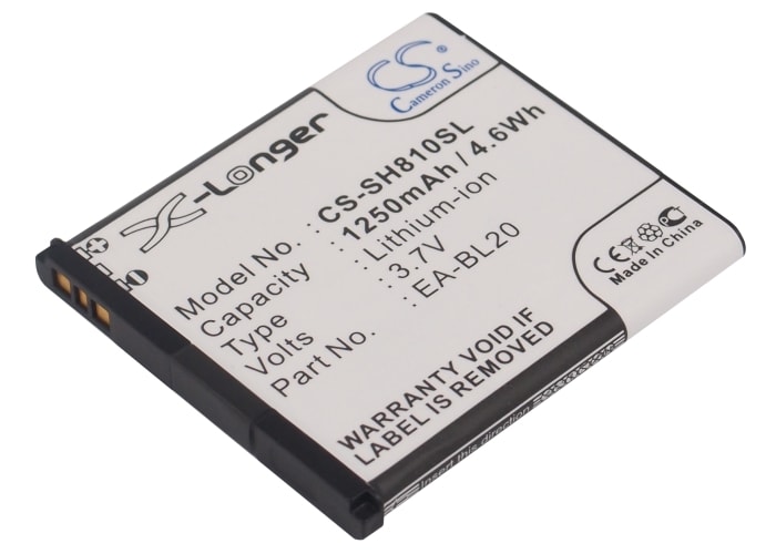 Batteri till SmartPhone, Mobil för Sharp SH80iUC, SH81iUC