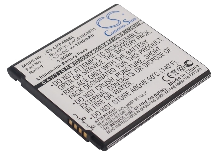 Batteri till SmartPhone, Mobil för LG F120, F120L, F120K