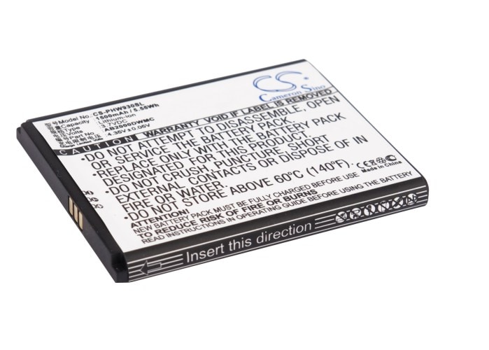 Batteri till SmartPhone, Mobil för Philips Xenium W8578, Xenium W930, Xenium T939 m.fl.