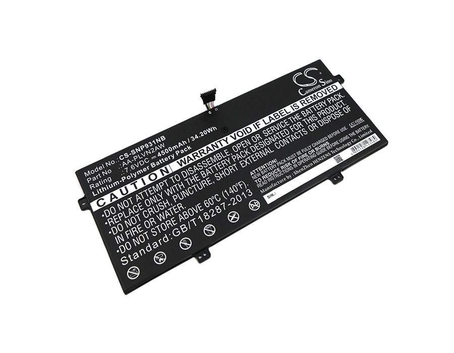 Batteri till Notebook, Bärbar dator för Samsung ATIV BOOK 9 12.2", NP930X2K m.fl.