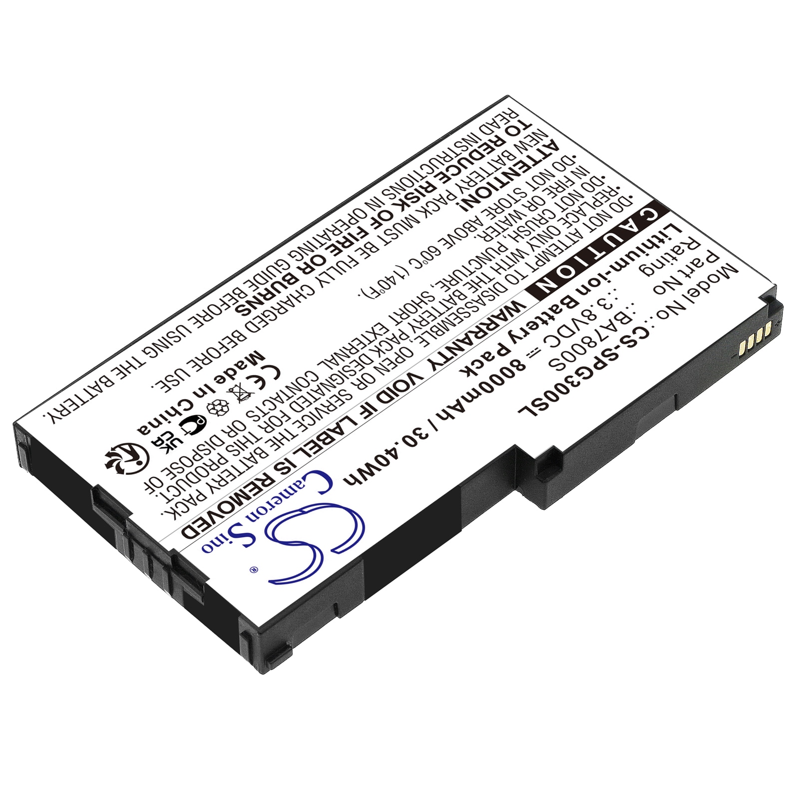Batteri till Utrustning, undersökning, test för Sonim RS60