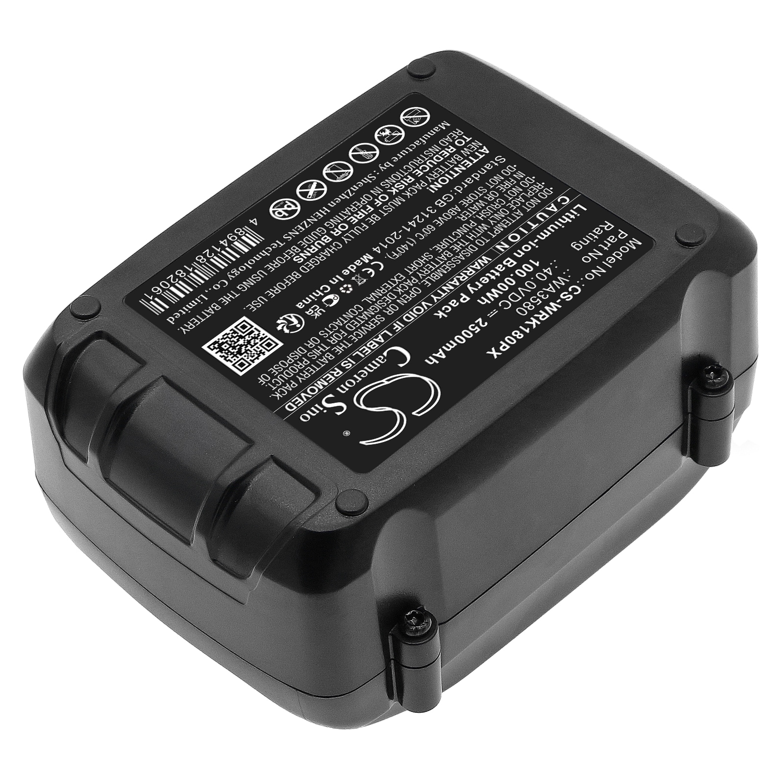 Batteri till Elverktyg för Worx WG180, WG280, WG380 m.fl.