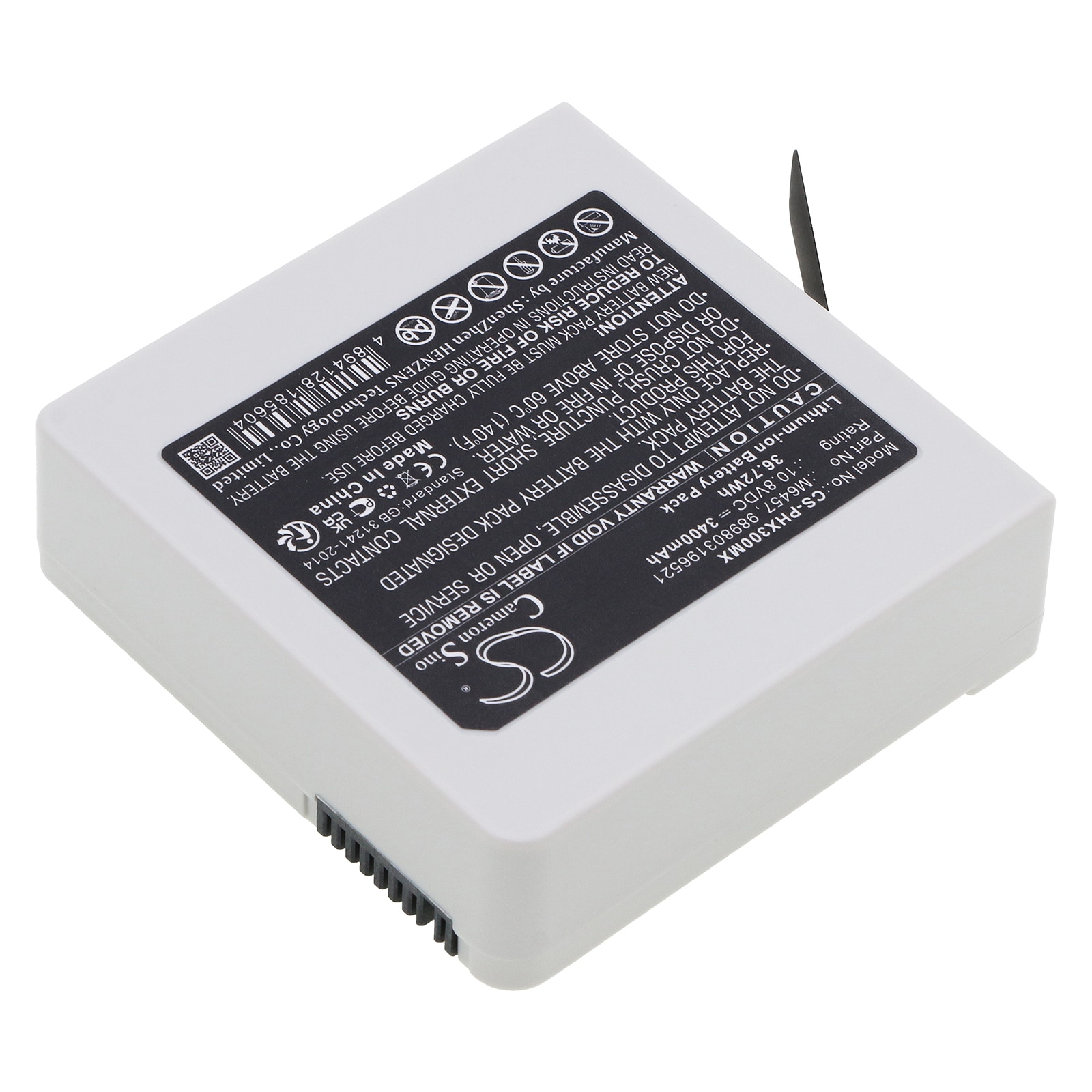 Batteri till Medicinsk för Philips Moniteur Intellivue X3, Intellivue MX100, 867030 m.fl.
