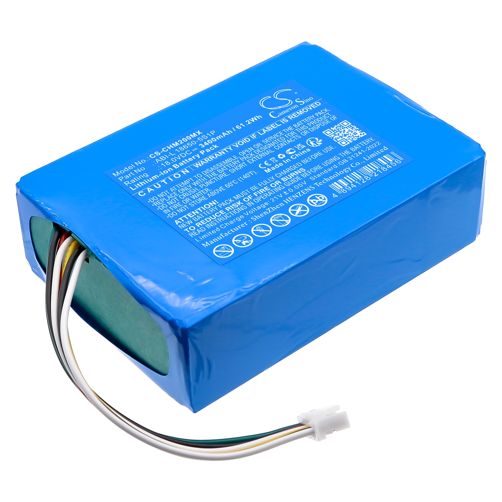 Batteri till Medicinsk för Chattanooga Intelect Legend 2 Ultrasound m.fl.