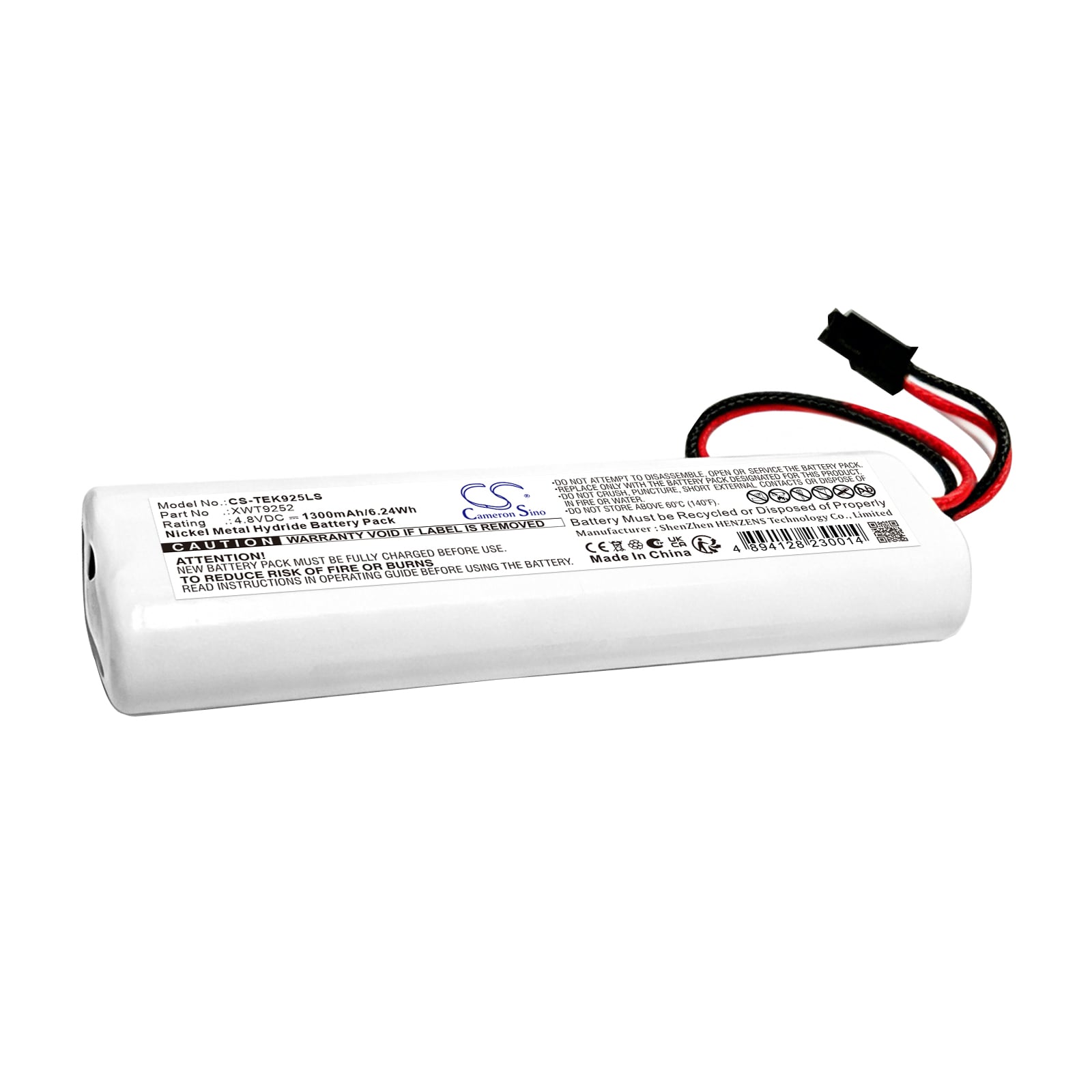 Batteri till Nödbelysning för Teknoware XWT9252, W120012
