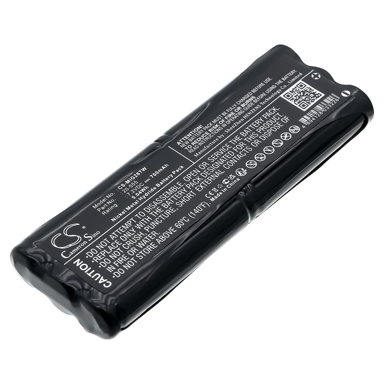 Batteri till Komradio för Midland G-28, G-30