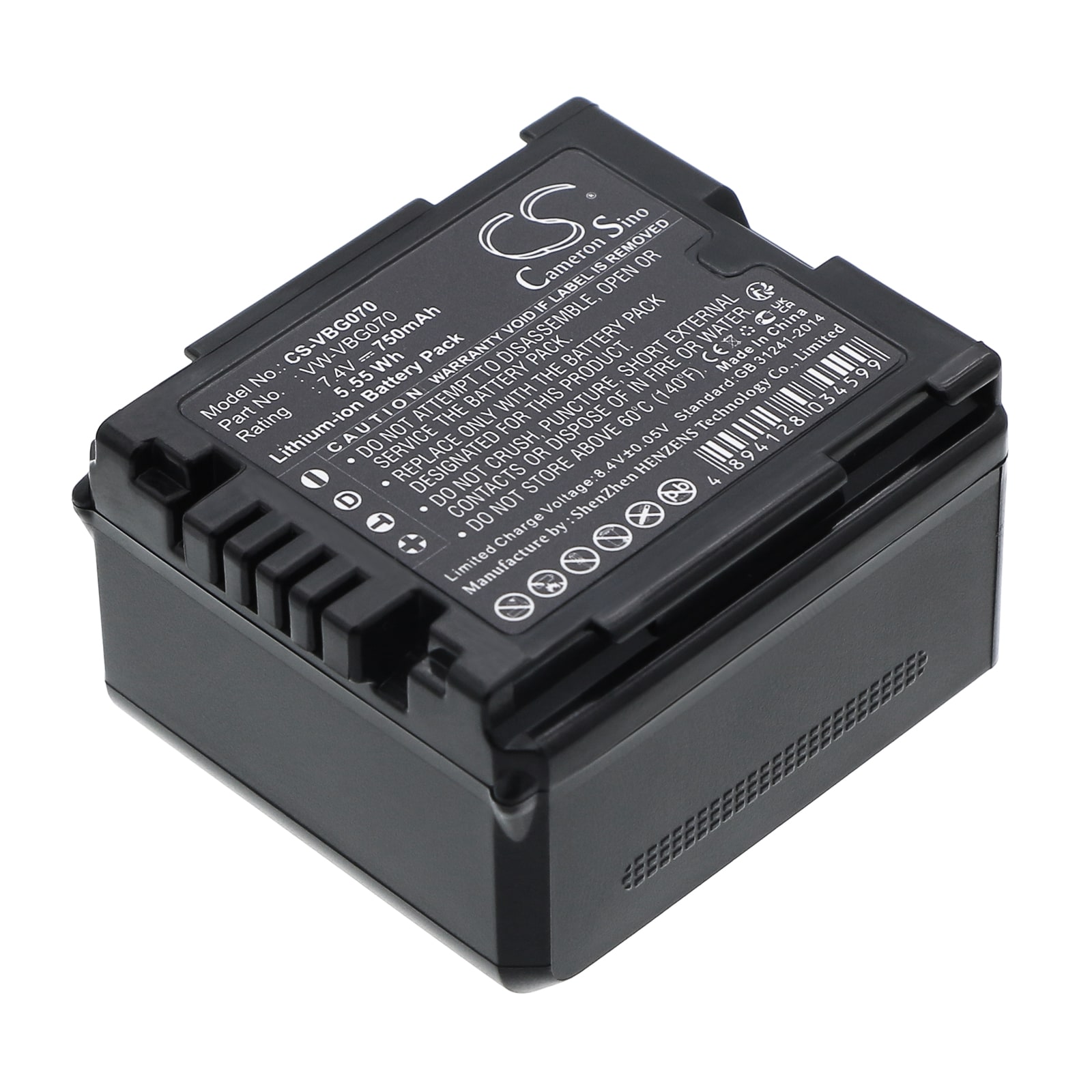Batteri till Kamera för Panasonic HDC-SD9, HDC-HS9, HDC-SD5 m.fl.