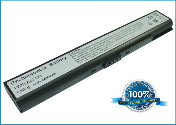 Batteri till Laptop, Bärbar dator för Asus W1, W1G, W1Ga m.fl.
