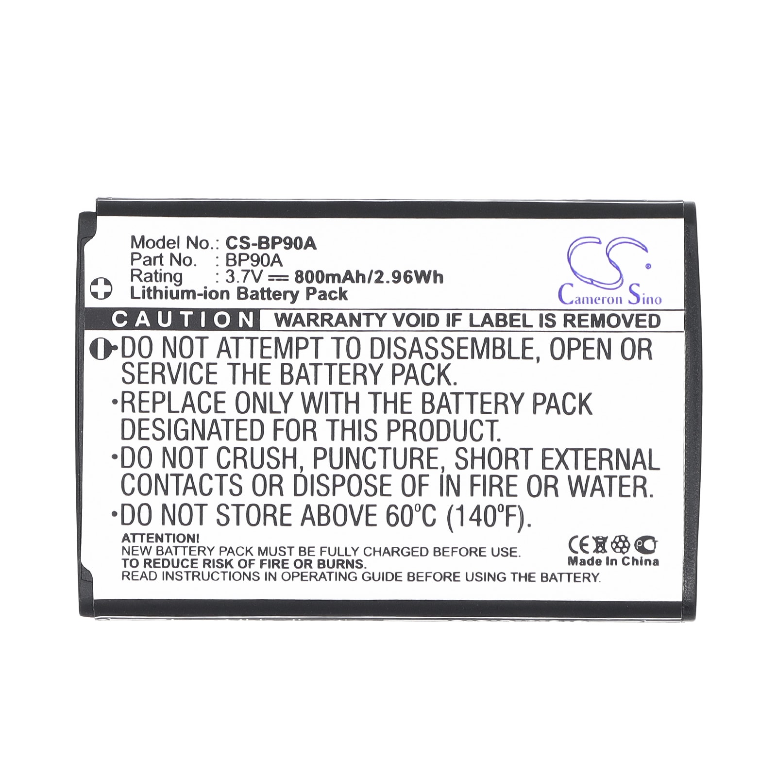 Batteri till Kamera för Samsung HMX-E10WP, HMX-E10BP, HMX-E100P m.fl.