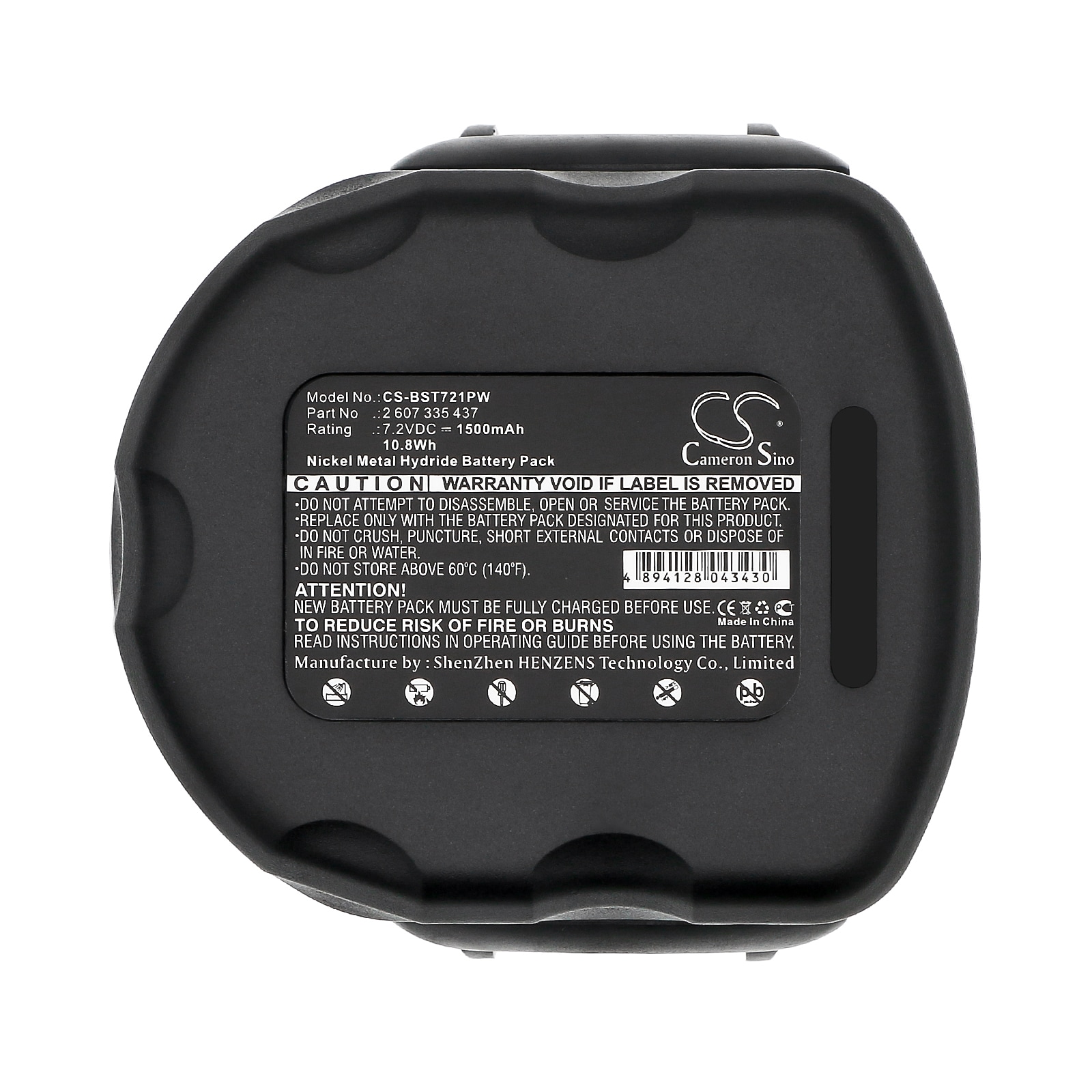 Batteri till Elverktyg för Bosch GSR 7.2-1, GSR7.2-1, GSR7.2-2