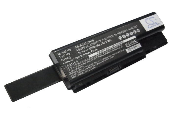 Batteri till Laptop, Bärbar dator för Acer Aspire 7520, Aspire 6920-6621 m.fl.