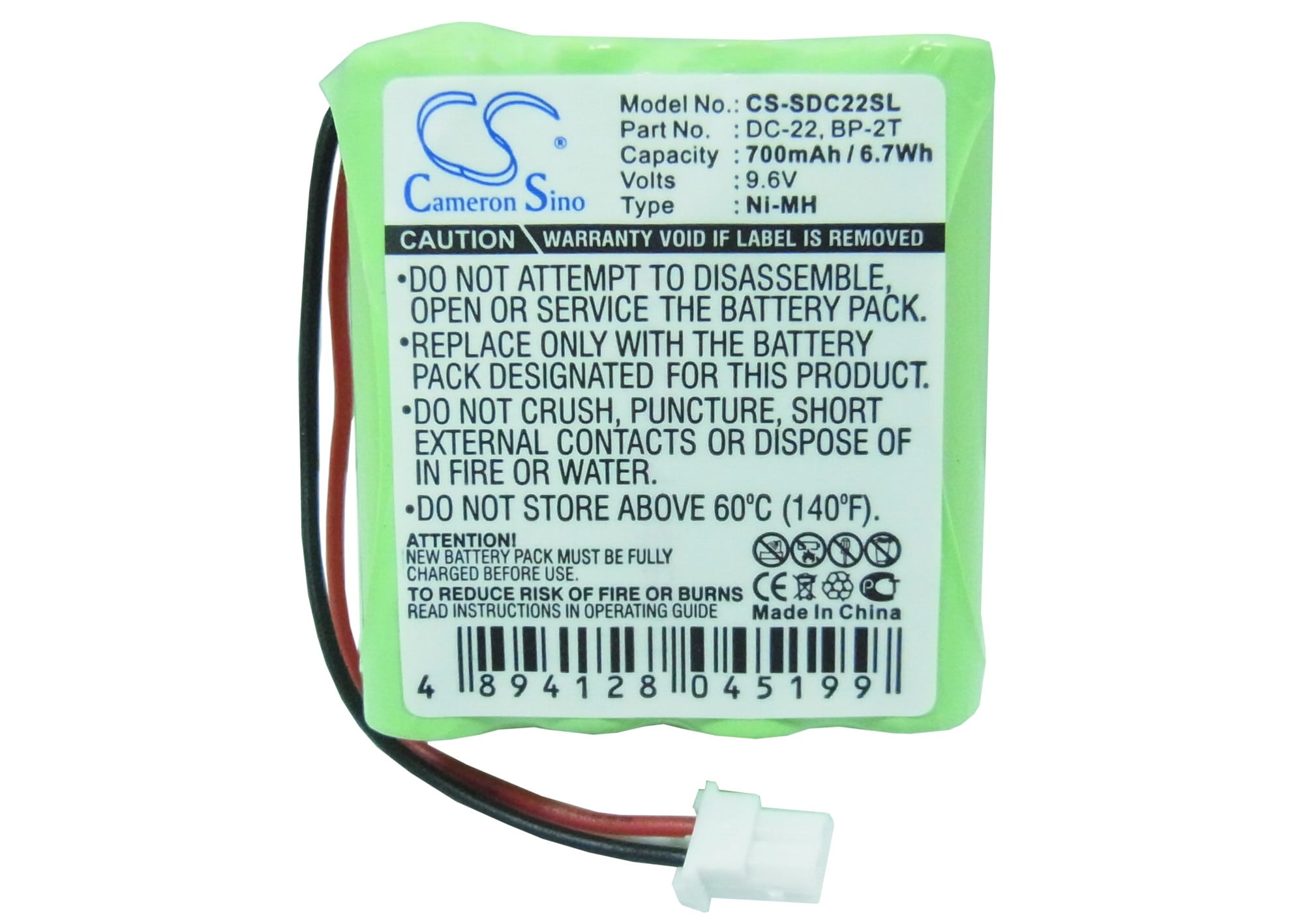 Batteri till Hundhalsband för SportDog Transmitter 1400, Transmitter 1400NCP m.fl.