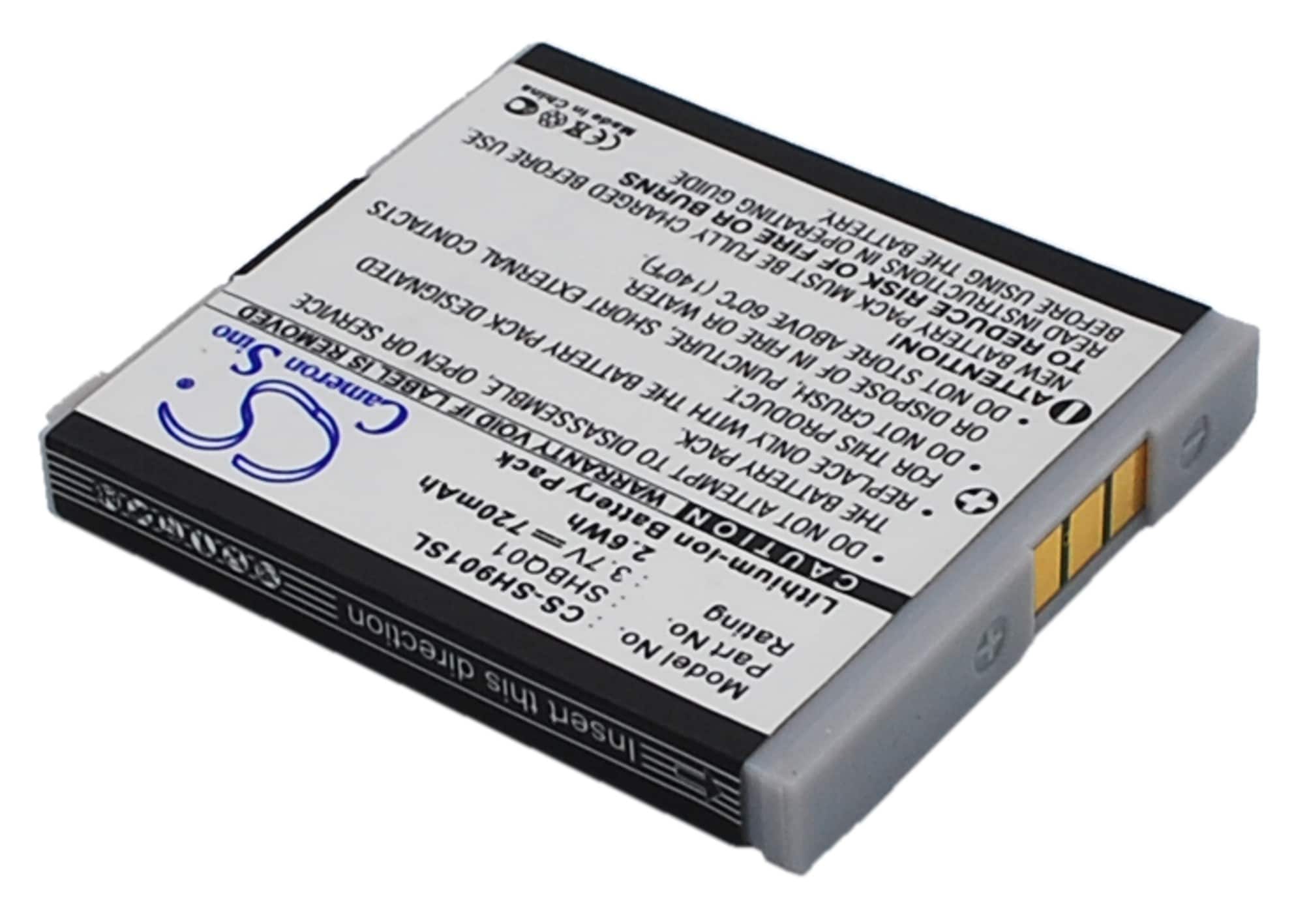 Batteri till Mobil, smartphone för Sharp SH901iS, SH05, SH902i m.fl.