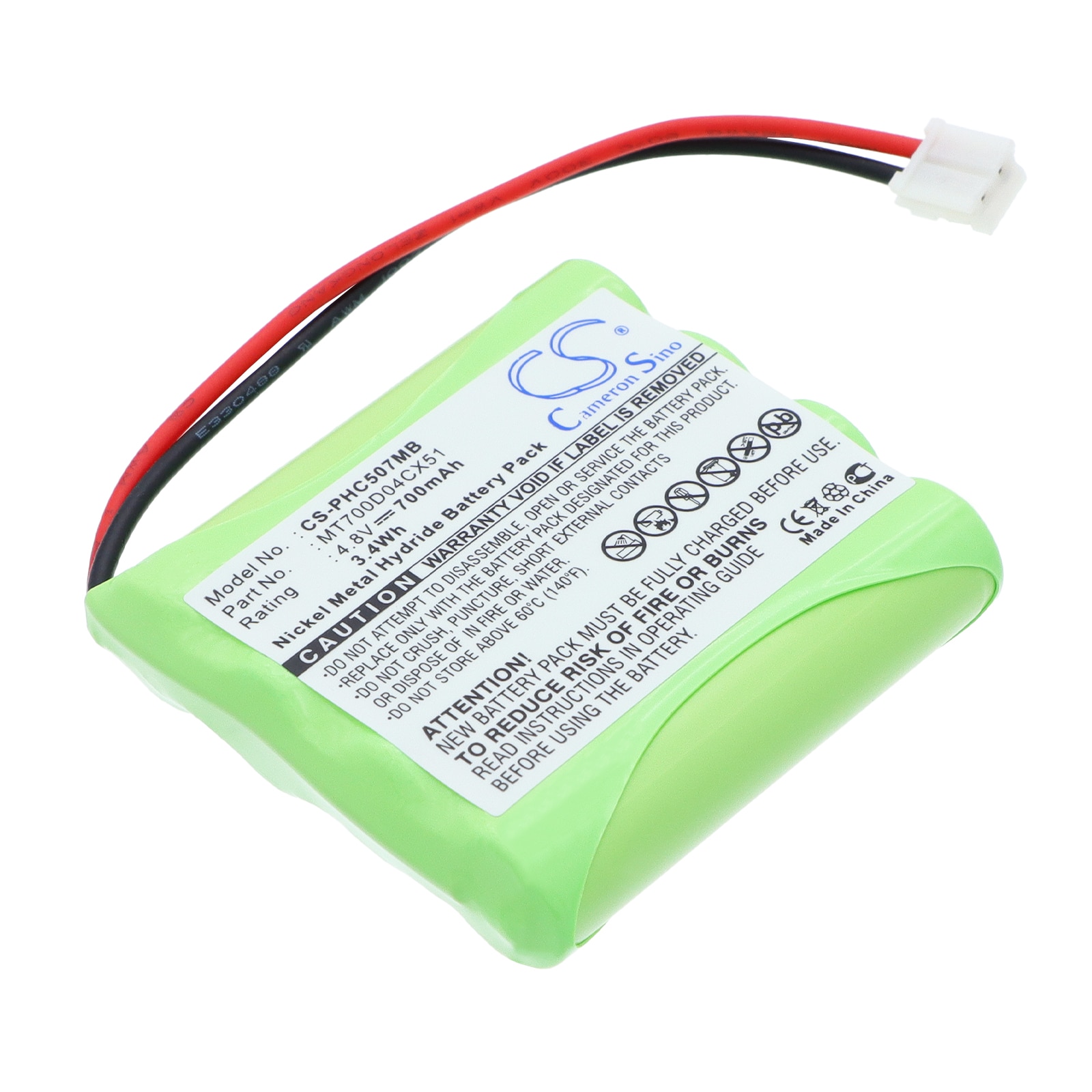 Batteri till BabyPhone för Philips SBC-EB4880 A1507, Avent SCD 468/84-R