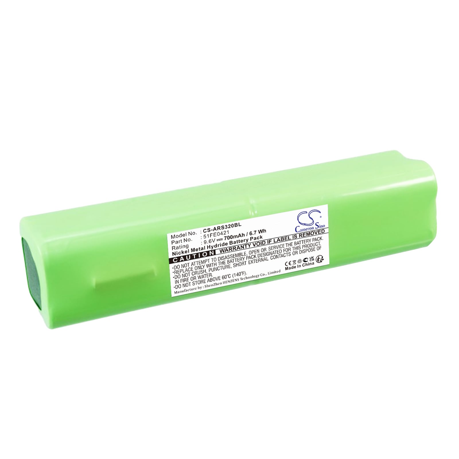 Batteri till Streckkodsläsare för Allflex RS320, PW320