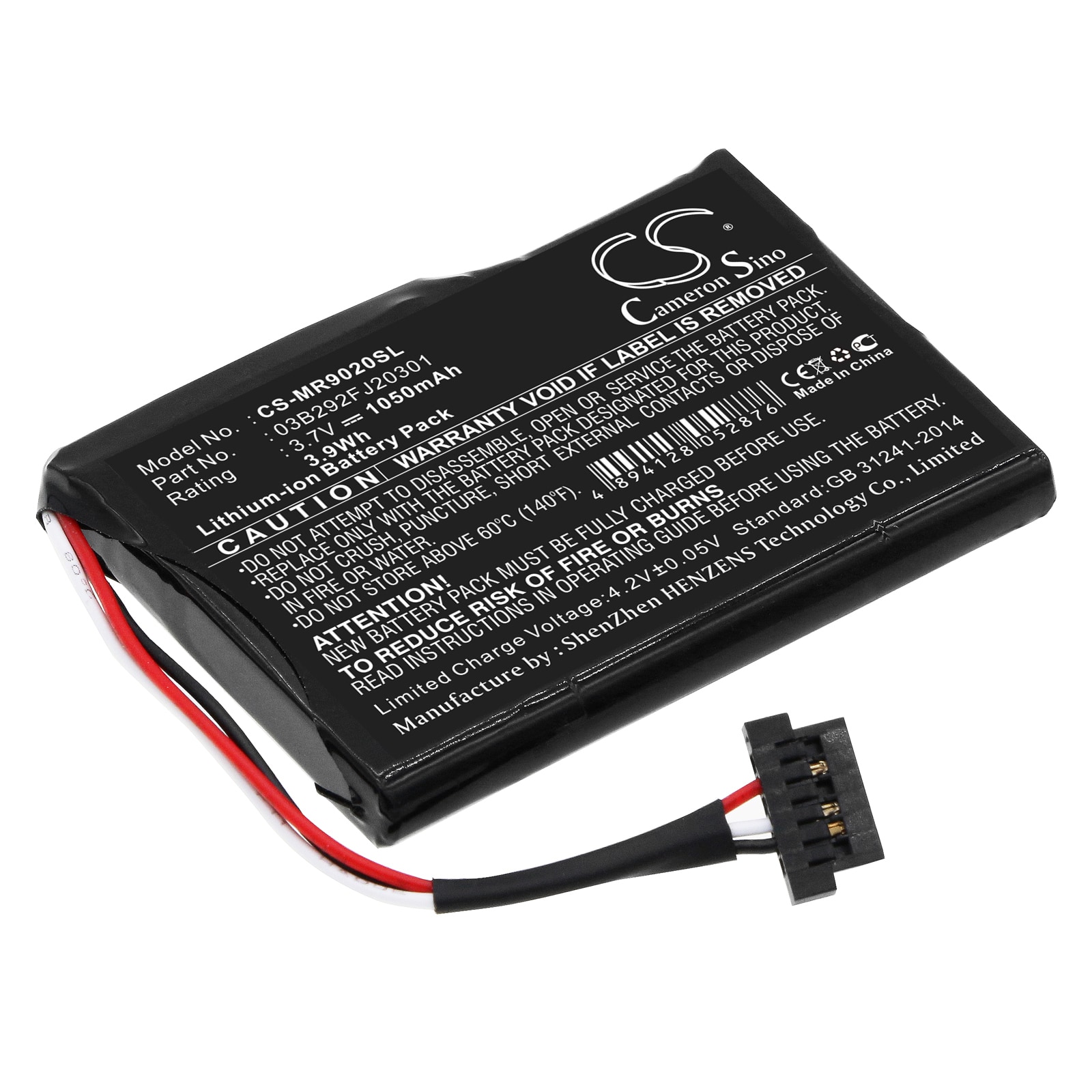 Batteri till navigator, GPS för Magellan RoadMate 9055, RoadMate 9055LM m.fl.