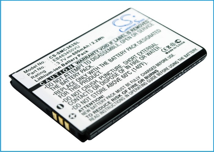 Batteri till Mobil, smartphone för Samsung GT-C3630, GT-C3630C, GT-S5350 m.fl.