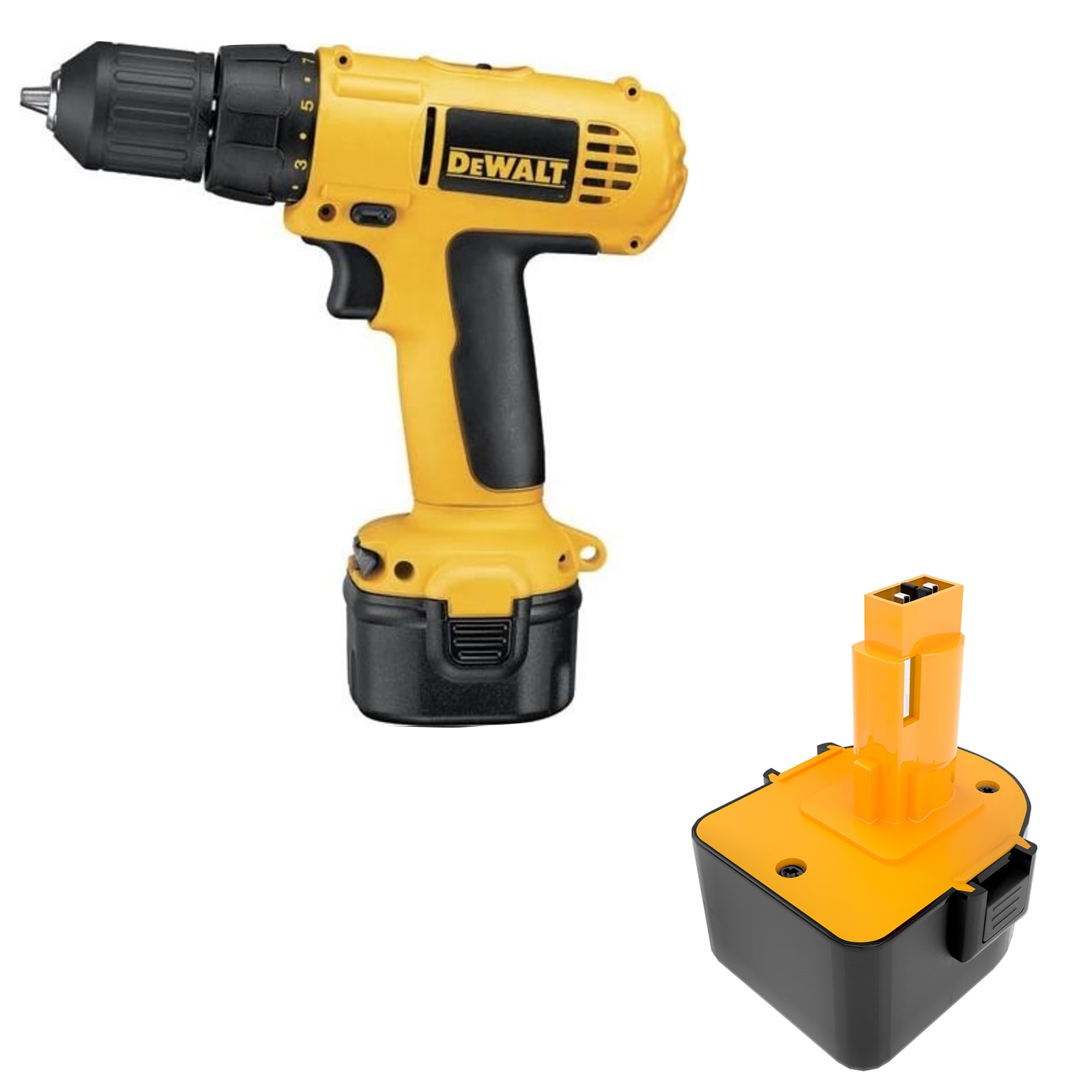 Batteri till Elverktyg för DeWalt 2802K, 2812B, 2812K m.fl.