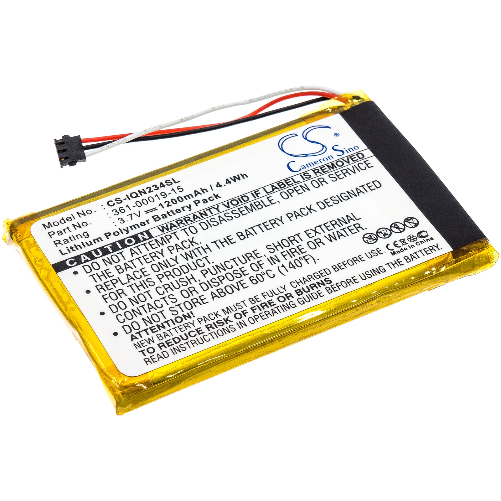 Batteri till navigator, GPS för Garmin Nulink 2340, Nulink 2390
