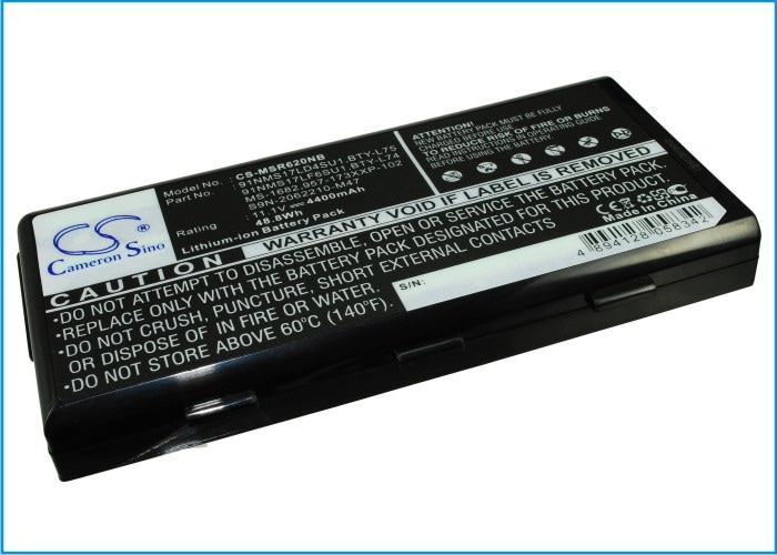 Batteri till Laptop, Bärbar dator för MSI A5000, MSI A6000, A6005 m.fl.