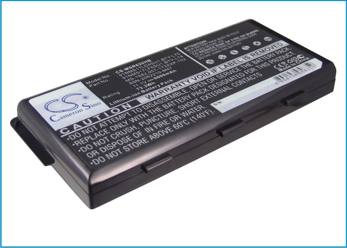Batteri till Laptop, Bärbar dator för MSI A5000, MSI A6000, A6005 m.fl.
