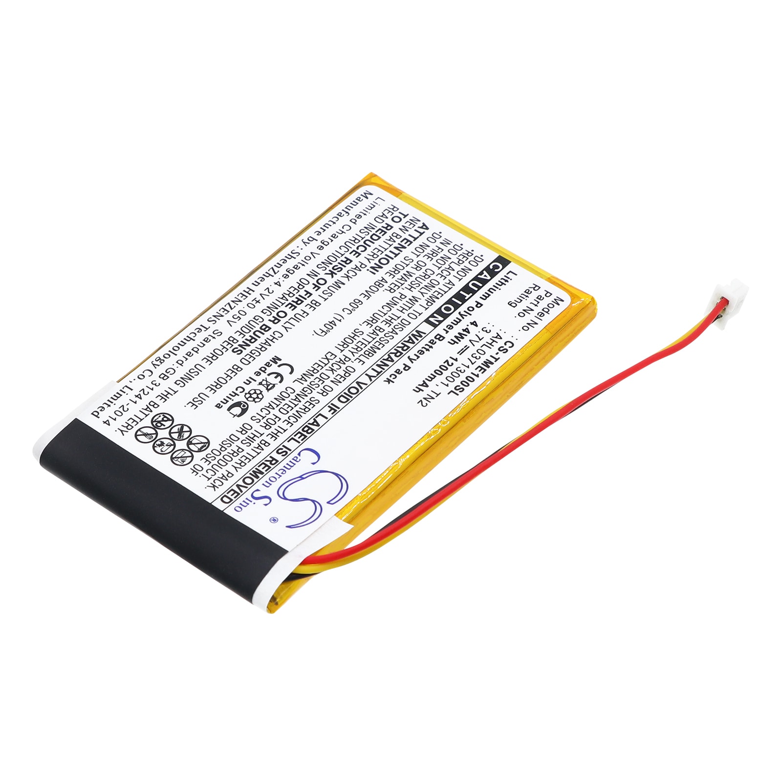 Batteri till navigator, GPS för TomTom Eclipse, AVN4430, TNS410
