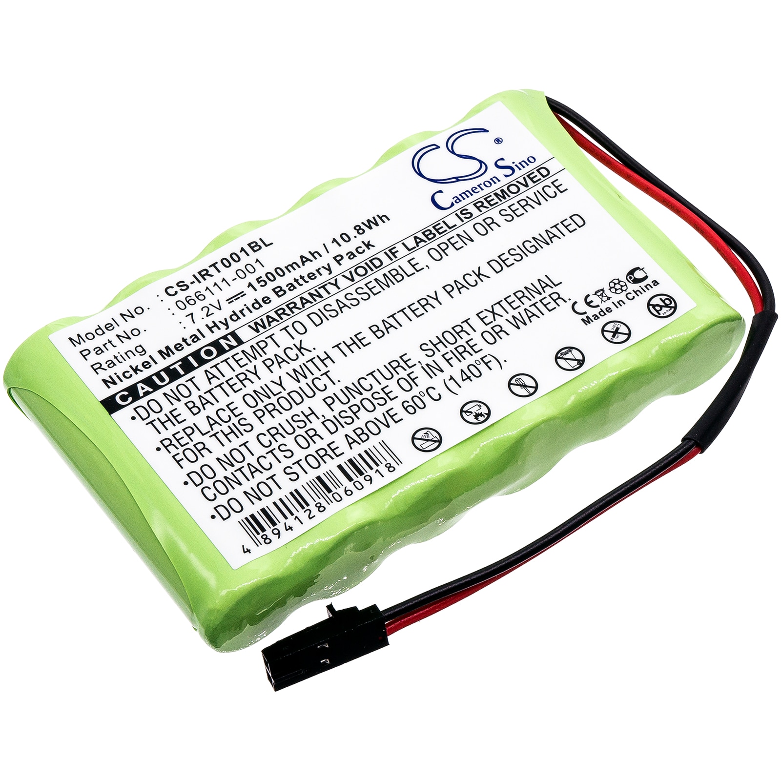 Batteri till Streckkodsläsare för Intermec 066111-001