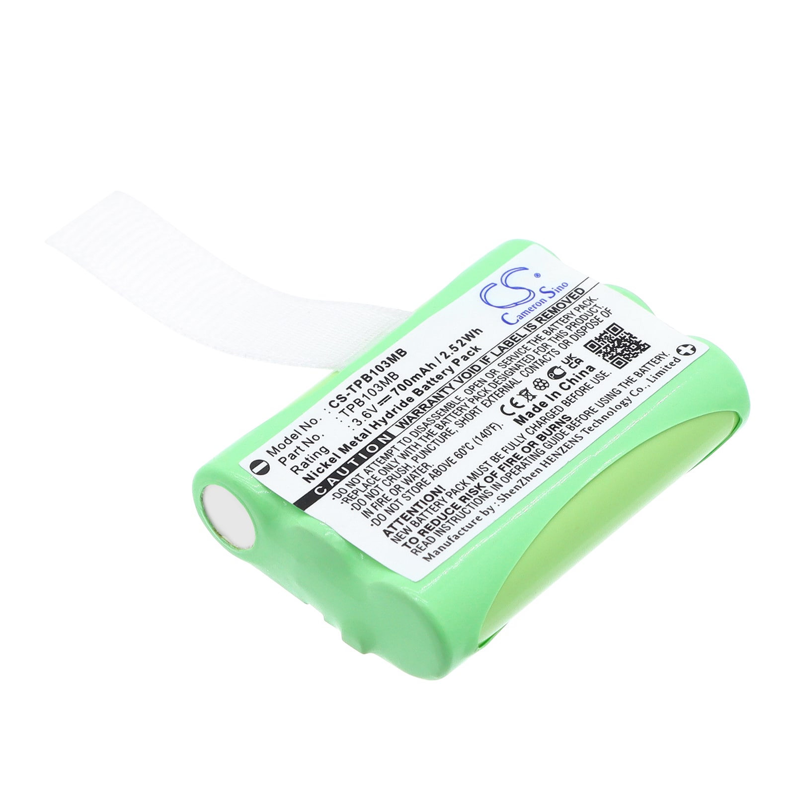 Batteri till BabyPhone för Topcom Babytalker 1010, Babytalker 1020, Babytalker 1030 m.fl.