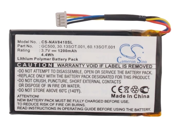 Batteri till navigator, GPS för Navigon 8410