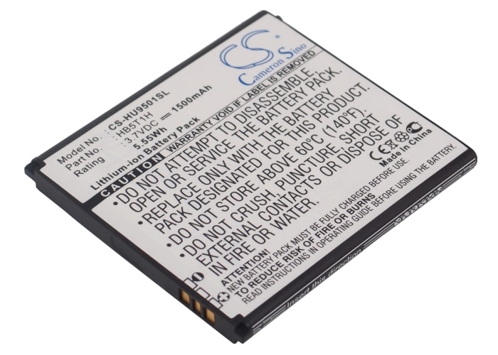 Batteri till Mobil, smartphone för Huawei Ascend D LTE, U9501L, Ascend D m.fl.