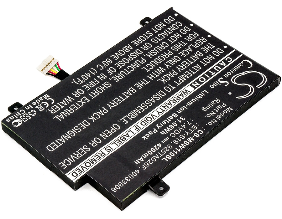Batteri till Surfplatta för MSI Windpad 110, Windpad 110w, WindPad 110W-014US