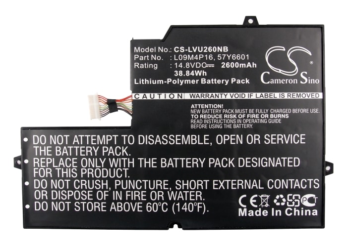 Batteri till Laptop, Bärbar dator för Lenovo IdeaPad U260, IdeaPad U260 0876 m.fl.