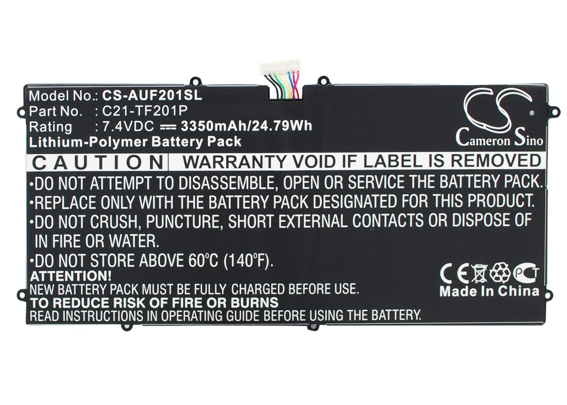 Batteri till Surfplatta för Asus Transformer Prime TF201, TF201-1B002A, TF201-1B04 m.fl.