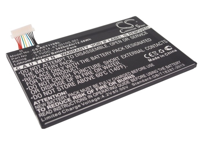 Batteri till Surfplatta för Acer Iconia Tab A110