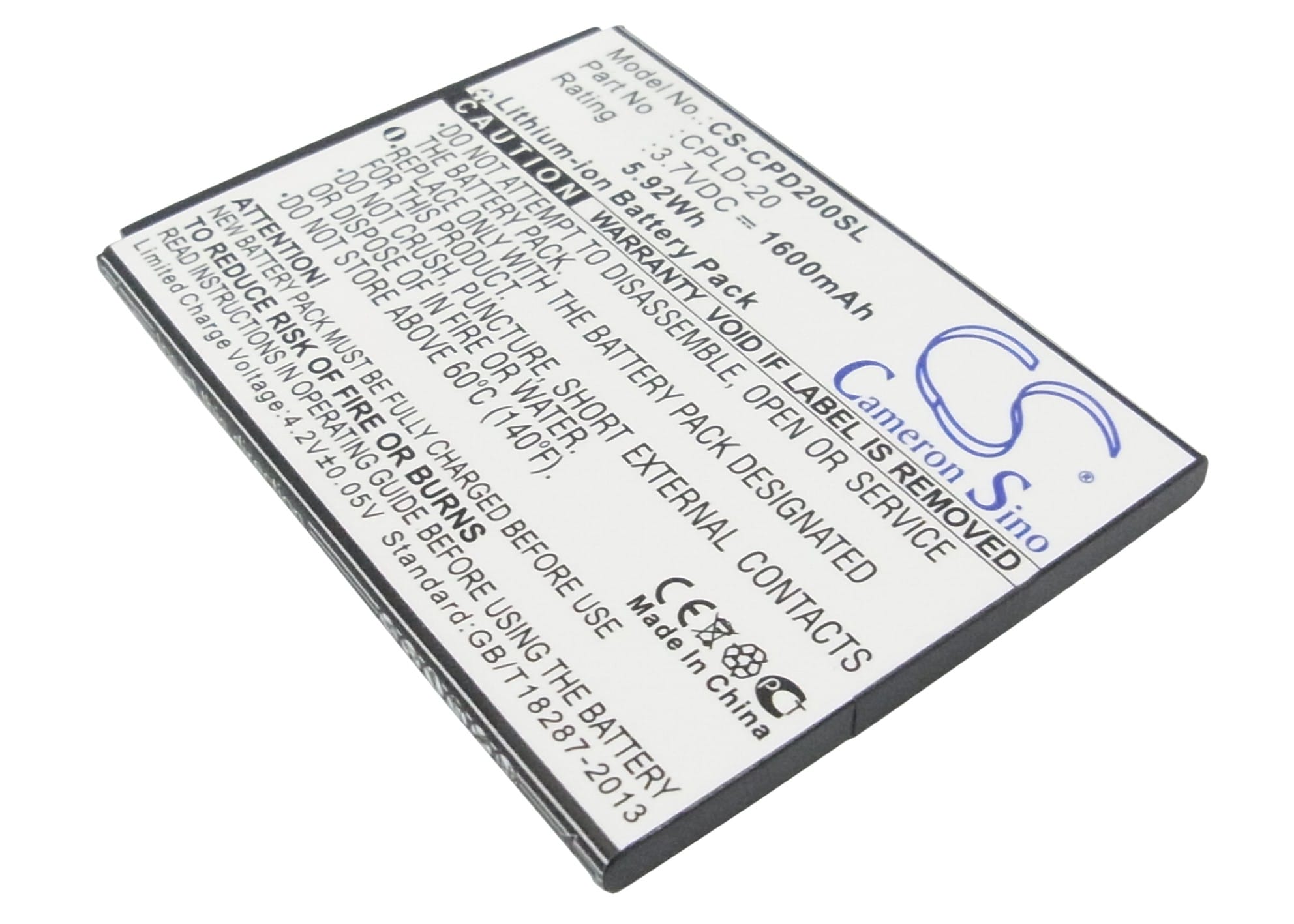 Batteri till Mobil, smartphone för Coolpad 8730, 8736, 8920